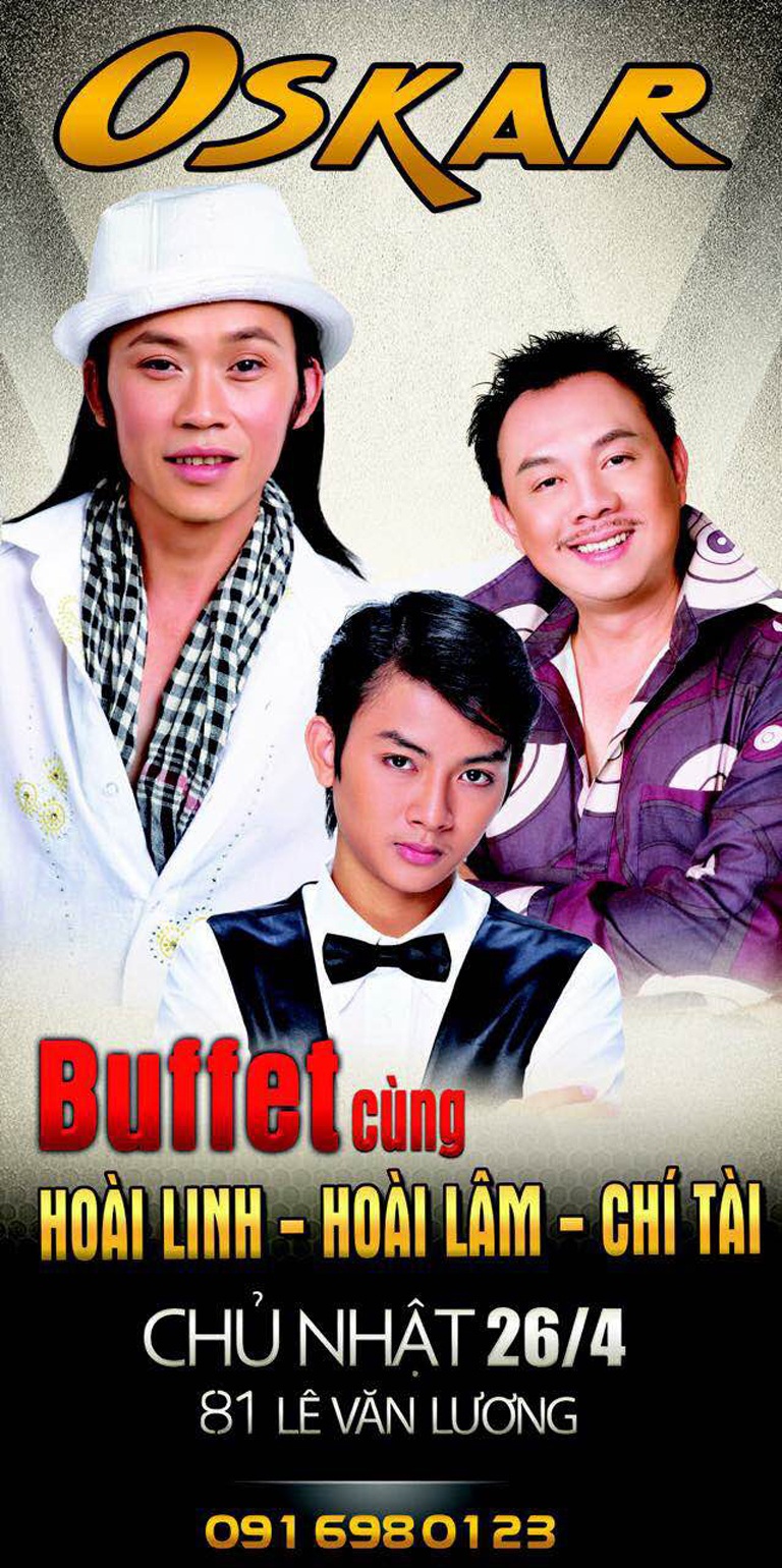 Hoài Linh- Chí Tài “quậy tưng” cùng Hoài Lâm trên sân khấu Hà Nội - 2 Poster chương trình