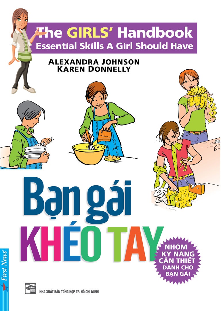 “Bạn trai tháo vát” và “Bạn gái khéo tay” - 1 Bìa cuốn sách Bạn gái khéo tay
