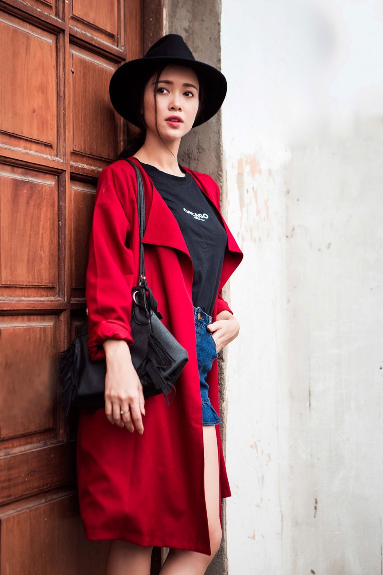 Vũ Ngọc Anh đẹp lôi cuốn với thời trang đường phố - 11 Hà Thanh