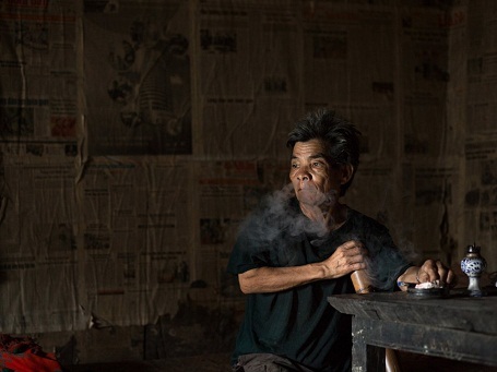 Một ông cụ người Pu Péo.