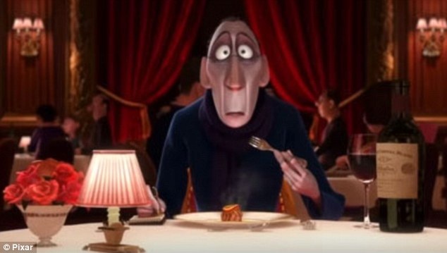 Trong bộ phim hoạt hình “Ratatouille” (Chuột đầu bếp - 2007), nhân vật Anton Ego, một chuyên gia phê bình ẩm thực, là một người đàn ông nhỏ nhen và hay cáu giận, vì vậy, gương mặt của nhân vật này cũng khá dài và nhọn.