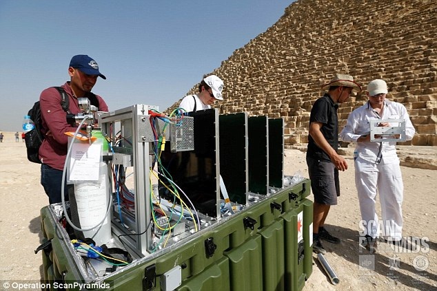 Archaeological work on the Great Pyramid of Giza applies the most modern methods of science.