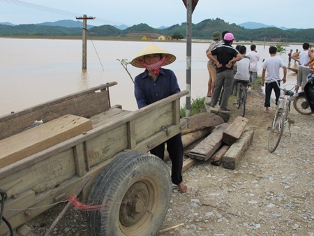 Mót gỗ giữa dòng thủy thần  - 15