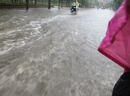 Cơn mưa chiều hạ nhiệt thành Vinh - 1