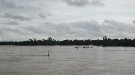 Nước sông Lam dâng cao, hàng trăm hộ dân ngập lụt  - 10