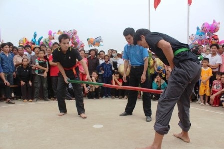 Lễ hội năm nay, các trò chơi truyền thống đã tạo nên được nét đặc sắc và dấu ấn riêng cho lễ hội.