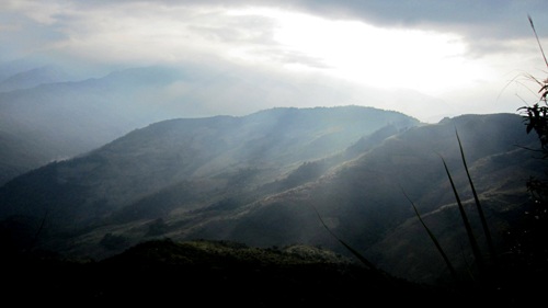 Những tia nắng cuối cùng trong ngày.