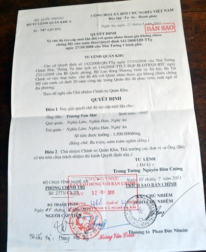 Cuộc đời đớn đau của cựu chiến binh “tối đâu là nhà, ngả đâu là giường”