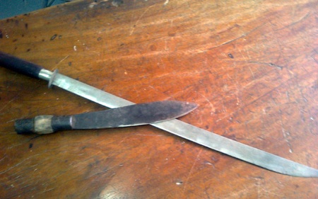 Tang vật vụ án.