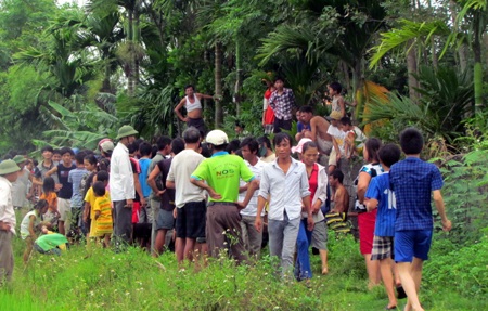  Lực lượng vây bắt (Ảnh: M.T).