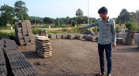 Đối Tượng Lê Công Mạnh tại cơ quan công an.