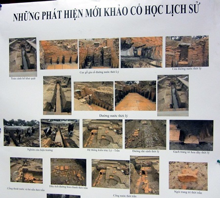  Hình ảnh khai quật tại các địa phương được trưng bày trong hội nghị Khảo cổ 2013.