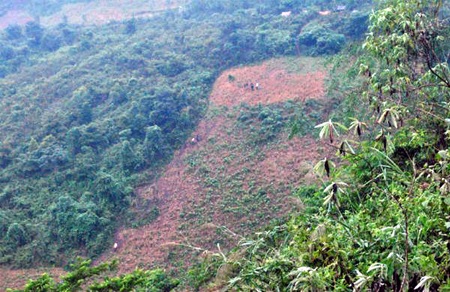 Vực sâu nhìn từ xa.