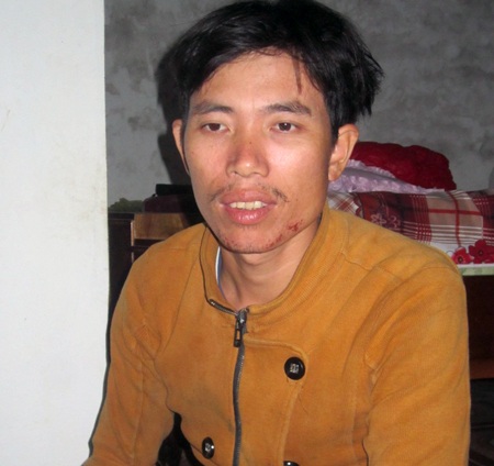 Xác định nguyên nhân gây chìm tàu khiến 8 người mất tích - 1 Thuyền viên Vũ Viết Hà - một trong hai người may mắn được cứu sống