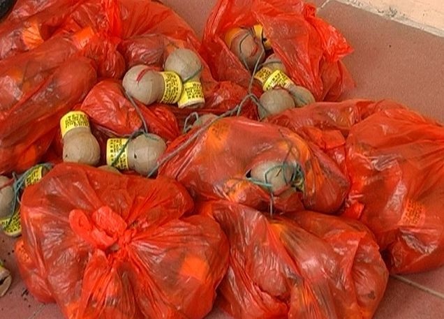 Một vụ vận chuyển pháo ông sư được công an Quỳnh Lưu bắt giữ vào ngày 2/1.