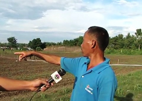 Một người dân địa phương cho biết vụ tai nạn xảy ra.