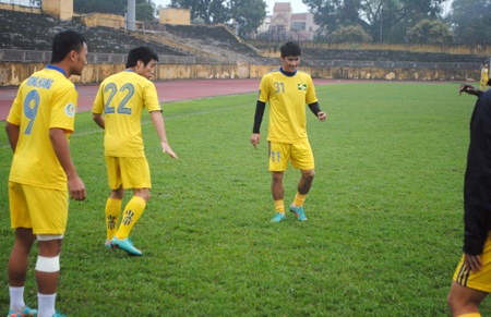 Và chiều ngày 21/2, CV9 đã có buổi tập đầu tiên cùng các đồng đội.