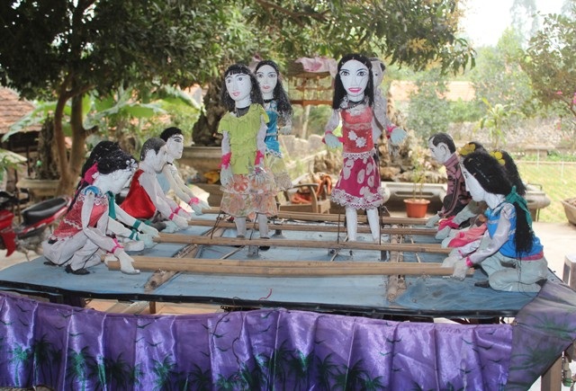 Vở “Nhảy sạp” với 12 nhân vật, rộn rã trong tiếng nhạc mà ông Thân đã dày công sáng tạo, chế tác.