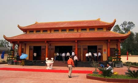 Nhà tưởng niệm Đại tướng Chu Huy Mân được xây dựng diện tích 7743m