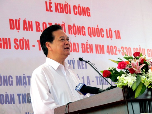 Thủ tướng Nguyễn Tấn Dũng nhấn mạnh: Quan trọng nhất là giải phóng mặt bằng