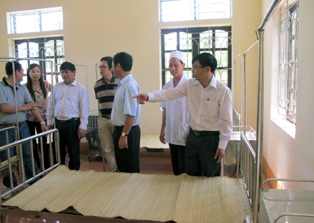 Với việc đưa công trình này vào phục vụ đã đỡ đi phần nào trạm xá cũ đã xuống cấp.