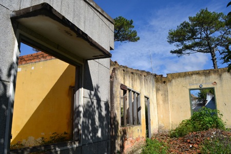  Khung cảnh hoang tàn đến thê lương.