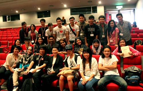 Nguyên Khang tại bảo tàng Manga Nhật Bản.