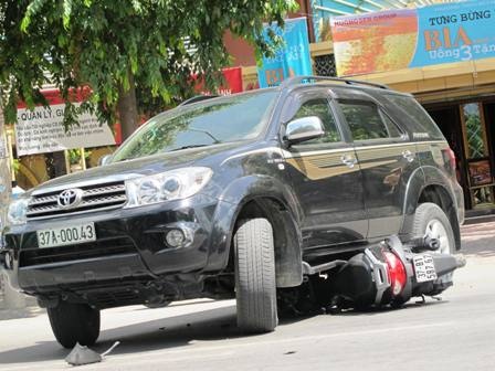 Hiện trường vụ tai nạn.