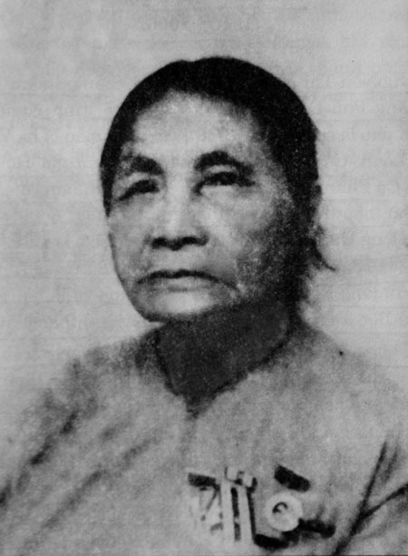 Chân dung Bà Nguyễn Thị Nhuận - người phát hành báo Đảng từ năm 1930 - 1941 (Ảnh: Văn Hiền)