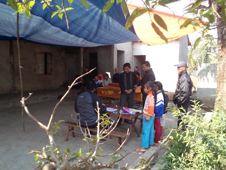 Kinh hoàng vợ ra tay sát hại chồng - 1 Ngôi nhà của ông Toàn, nơi ông đã bị người vợ sát hại dã man.