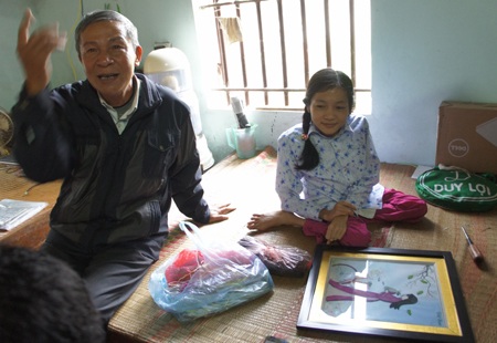 PV Dân trí tâm sự cùng em Nga.