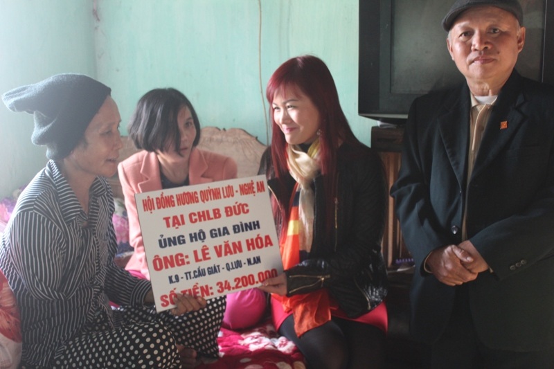 Hội đồng hương Quỳnh Lưu tại Đức chia sẻ cùng “Đồng đội ơi, cứu với”