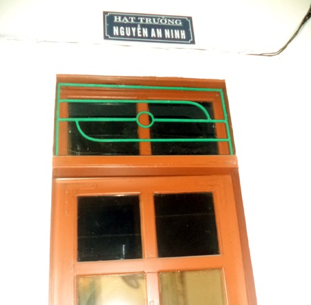 Phòng làm việc ông Ninh đã bị đóng cửa. 