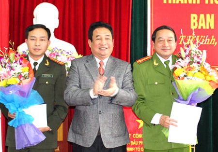 Đối tượng Hồ Sự Cơ tại cơ quan công an. 