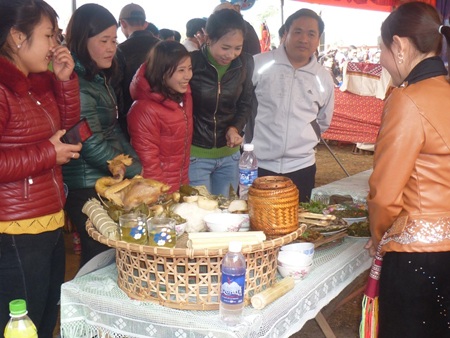 Phần thi ẩm thực đặc biệt rất quan trong đối với đồng bào dân tộc nơi đây.