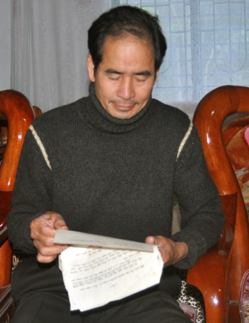 Mẹ Lưu Thị Linh - mẹ liệt sĩ Hồ Văn Nuôi đã cạn nước mắt kể từ ngày con hi sinh.