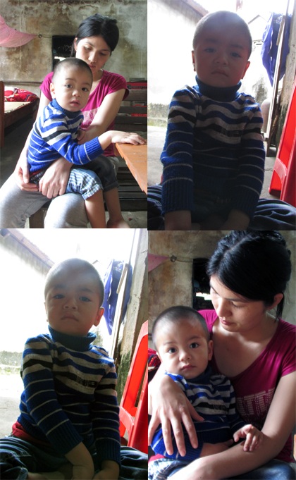 Những ngày trái gió, trở trời, bé Quốc Đại luôn bị 3 căn bệnh dằn vặt càng dữ dội hơn. 