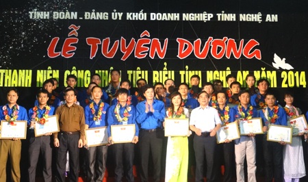 Tuyên dương Thanh niên công nhân Nghệ An tiêu biểu 2014