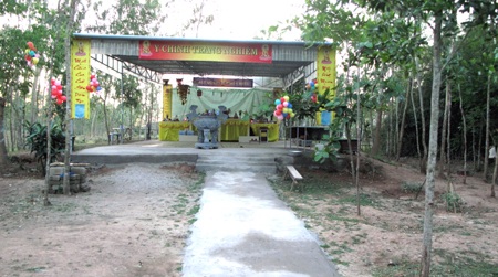 Chùa Đạt hiện nay và cần được phục dựng.