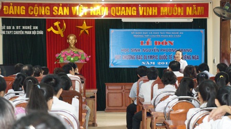Nghệ An: Vui mừng đón học sinh đầu tiên đạt giải quốc tế tiếng Nga