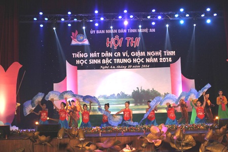 Các tiết mục dự thi được chuẩn bị công phu.