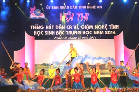 Các tiết mục dự thi được chuẩn bị công phu.