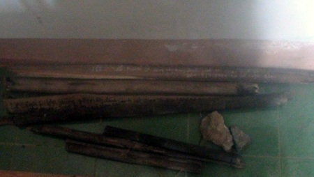 Hung khí các đối tượng sử dụng để tấn công CSGT