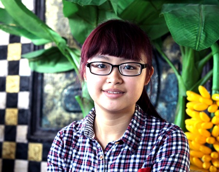 Đặng Thị Thảo Trang - thủ khoa khối D1 ĐH Ngoại thương Hà Nội.