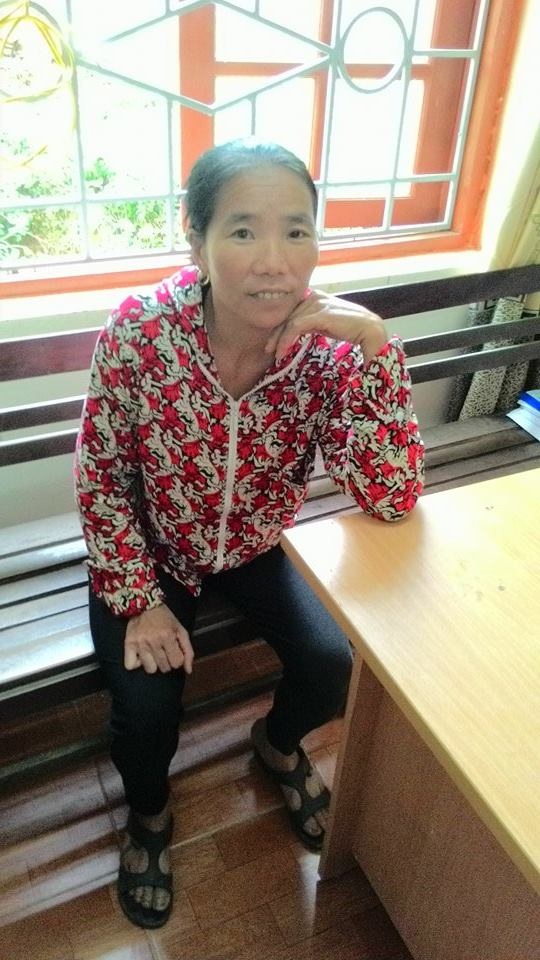 Bán phụ nữ gần 50 tuổi sang Trung Quốc lấy chồng - 1 Đối tượng Vi Thị Viên tại cơ quan điều tra (Ảnh: L.T)