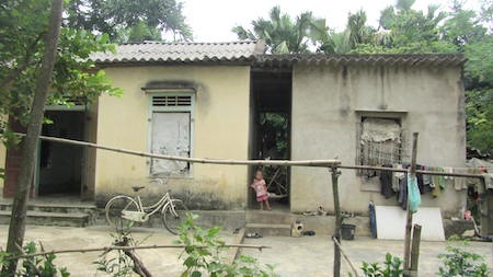 Ngôi nhà nhỏ được xây nhờ chính sách 135.