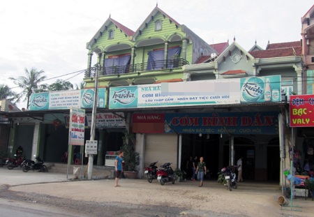 Hiện nhà hàng ông P. đã bán nhưng không đủ trả nợ.