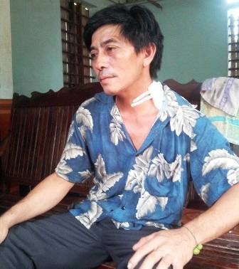 Anh Hà Văn Ương vẫn chưa hết bàng hoàng sau nhiều ngày xảy ra vụ việc. 