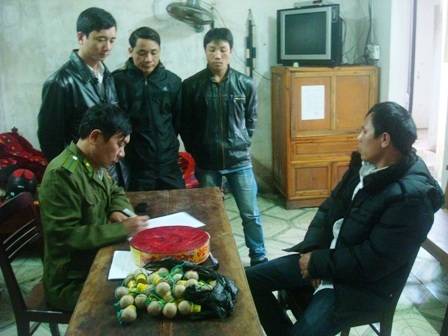 Vận chuyển pháo bị bắt trước đêm giao thừa - 1