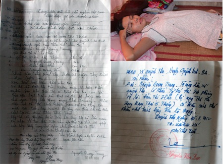 Đơn xác nhận gia đình có hoàn cảnh đặc biệt khó khăn của gia đình chị Hảo anh Tr